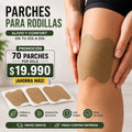 PARCHES PARA RODILLAS-70 UNIDADES/$19.990